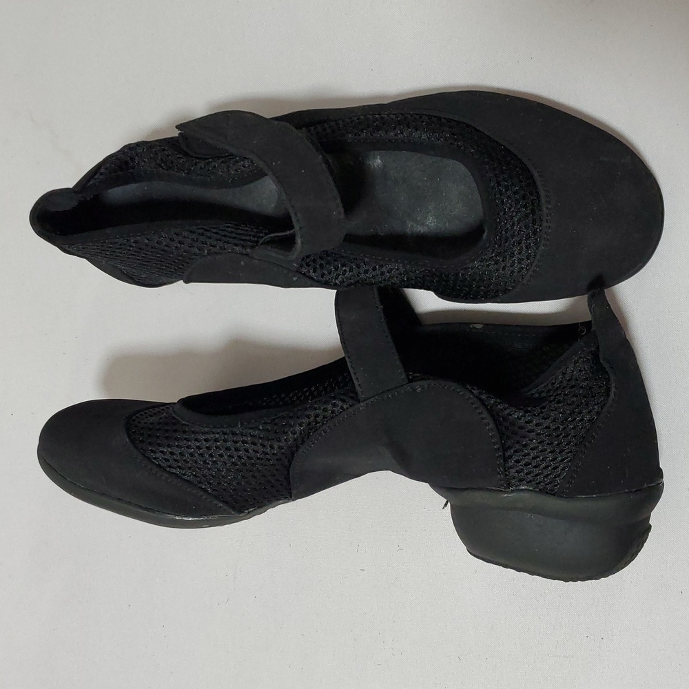 Women's Mary Jane Flats Dance Shoes Black Mesh Flats & Loafers